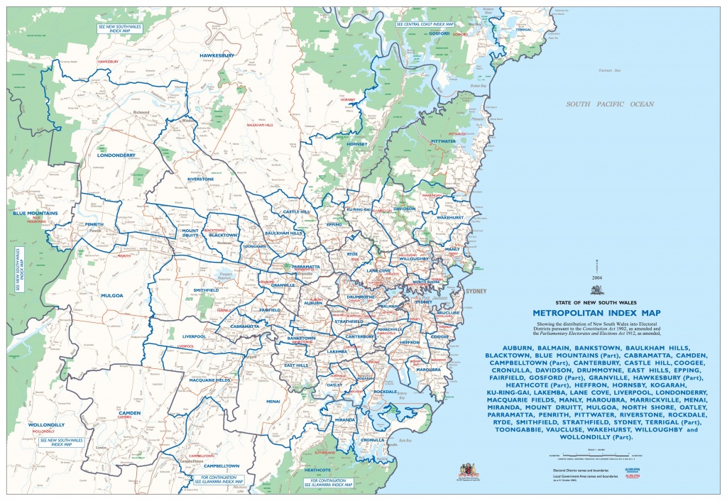 Map Of Sydney Suburbs - Sydney Map Suburbs (Australia) - Printable Map Of Sydney Suburbs