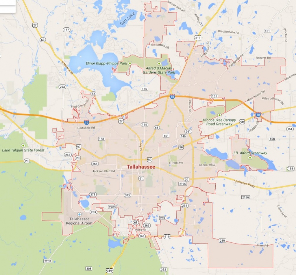 Map Of Tallahassee Fl Florida | D1Softball - Google Maps Tallahassee Florida