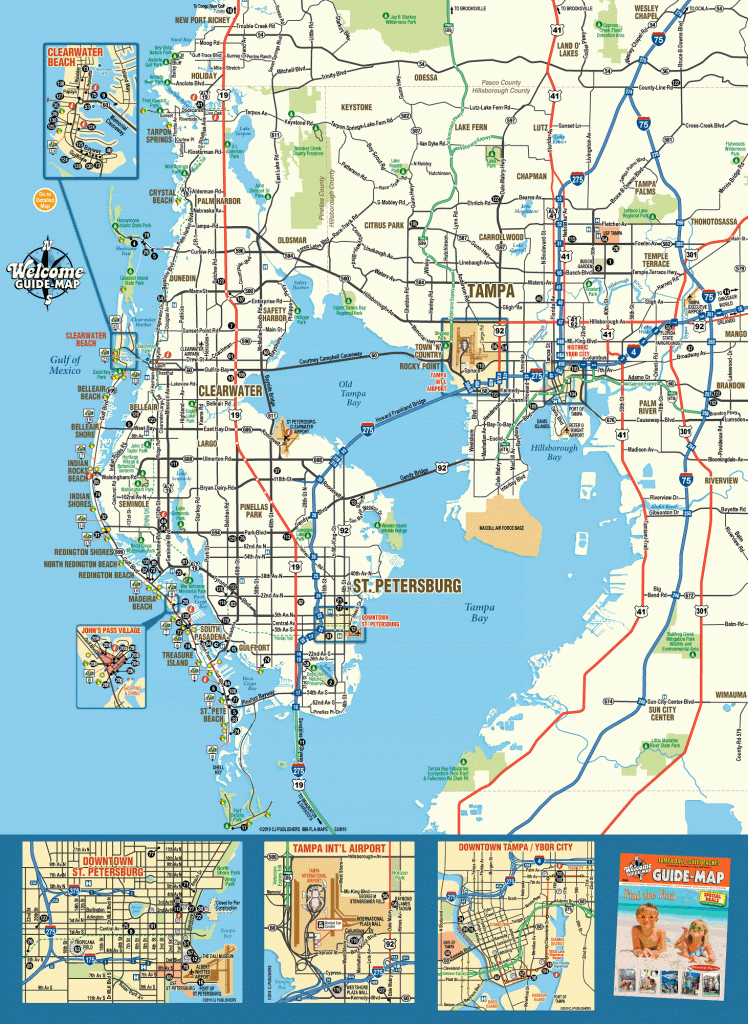 Map Of Tampa Bay Florida - Welcome Guide-Map To Tampa Bay Florida - Bay Pines Florida Map