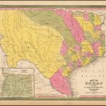 Map Of Texas From The Most Recent Authorities . . . 1846   Barry   Texas Map 1846