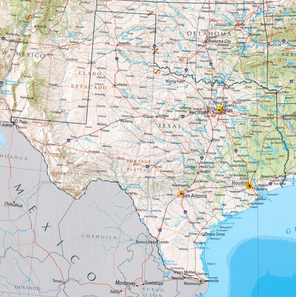 Map Of Texas Panhandle 2002 | D1Softball - Full Map Of Texas