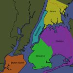 Map Of The Five Boroughs Of New York City And Travel Information   Map Of The 5 Boroughs Printable