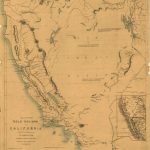 Map Of The Gold Regions Of California. | Library Of Congress   California Gold Mines Map