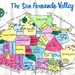 Map Of The San Fernando Valley | Cali | San Fernando Valley, Lake   Sherman Oaks California Map