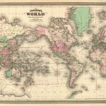 Map Of The World   World Wall Map   Vintage Map Of The World   Vintage World Map Printable