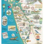 Map Of Venice, Florida "the Island Of Venice" In 2019 | State Of   Casey Key Florida Map
