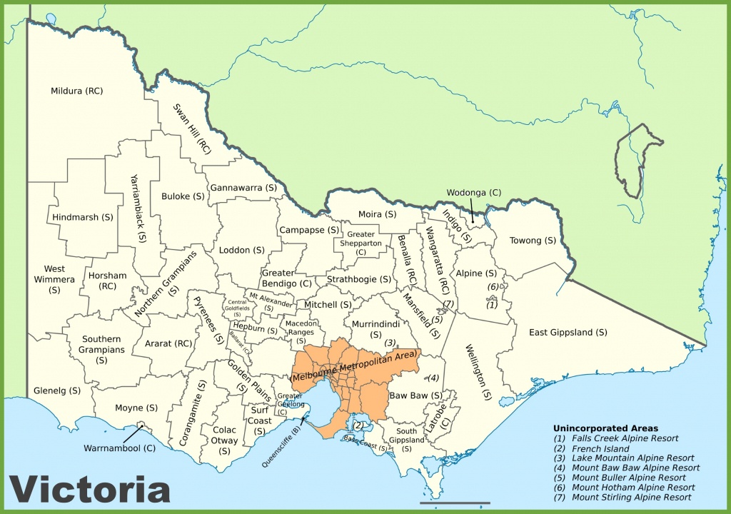 Map Of Vicotria And Travel Information | Download Free Map Of Vicotria - Printable Map Of Victoria Australia