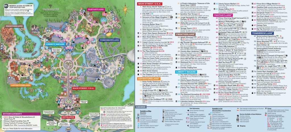 Map Of Walt Disney World - Omkarshinde - Printable Magic Kingdom Map