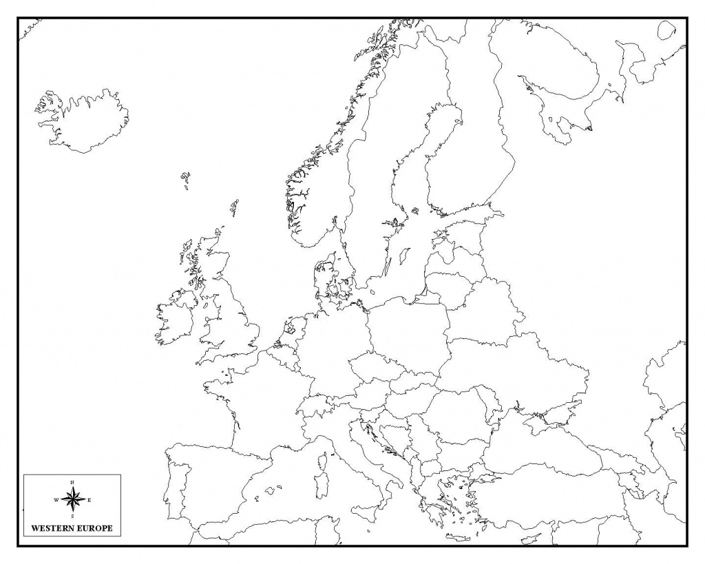 Map Quiz Europe - World Wide Maps - Blank Europe Map Quiz Printable