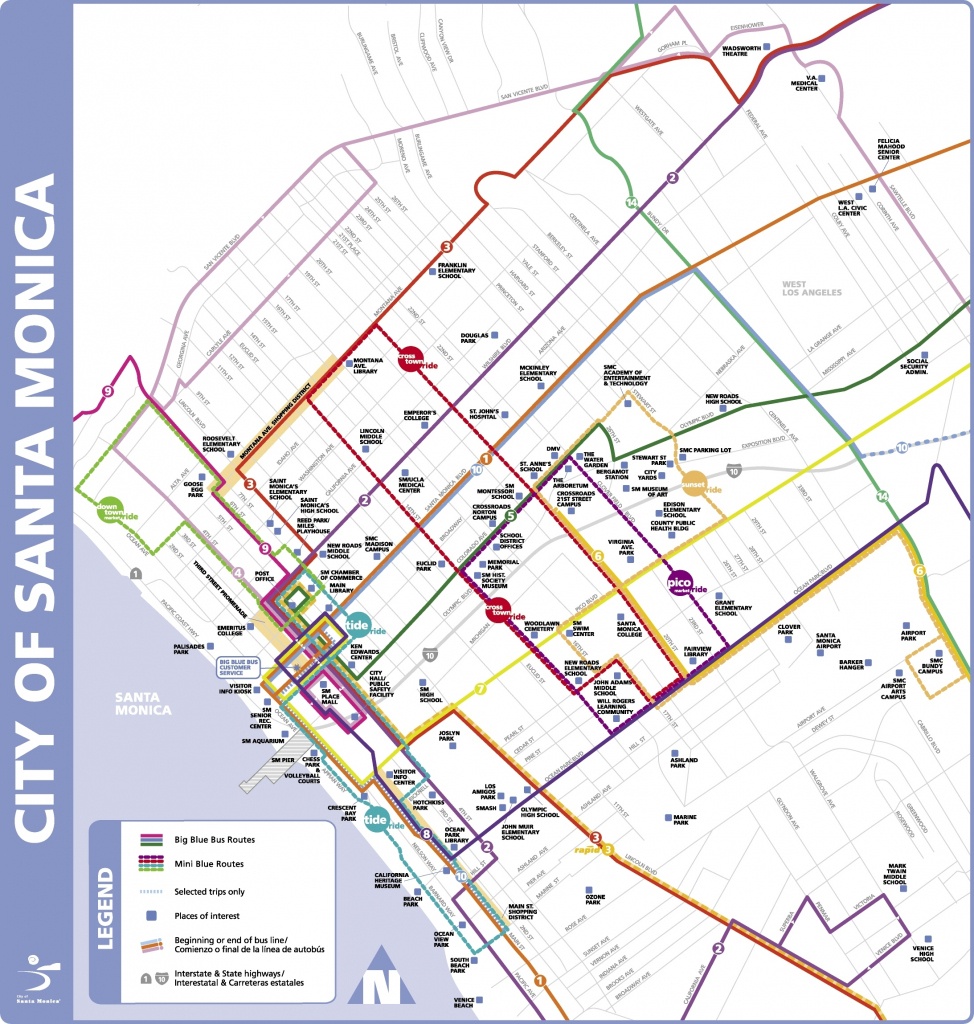 Map Reference. Santa Monica Map Of California – Reference California - Where Is Santa Monica California On A Map