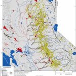 Map Showing Locations Of Historical Gold Mines In The Sierra Nevada   Gold In California Map