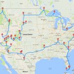 Map Shows The Ultimate U.s. National Park Road Trip   California To Florida Road Trip Map