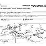 Map Skills Worksheets | Briefencounters   Printable Map Skills Worksheets