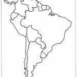 Map South America Blank Printable   Capitalsource   Printable Map Of South America