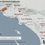 Map: Where Southern California's Massive Blazes Are Burning   Vox   Map Of Southeastern California
