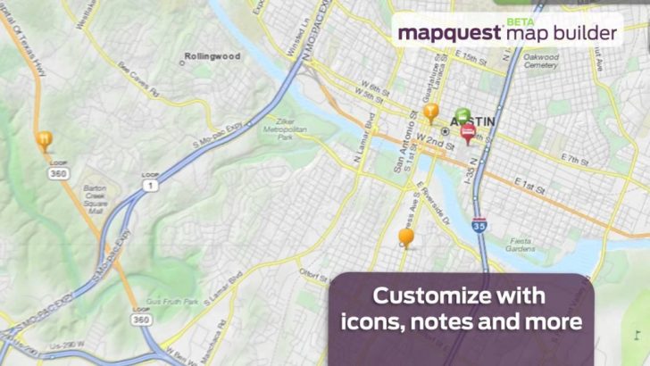 Mapquest Texas Map