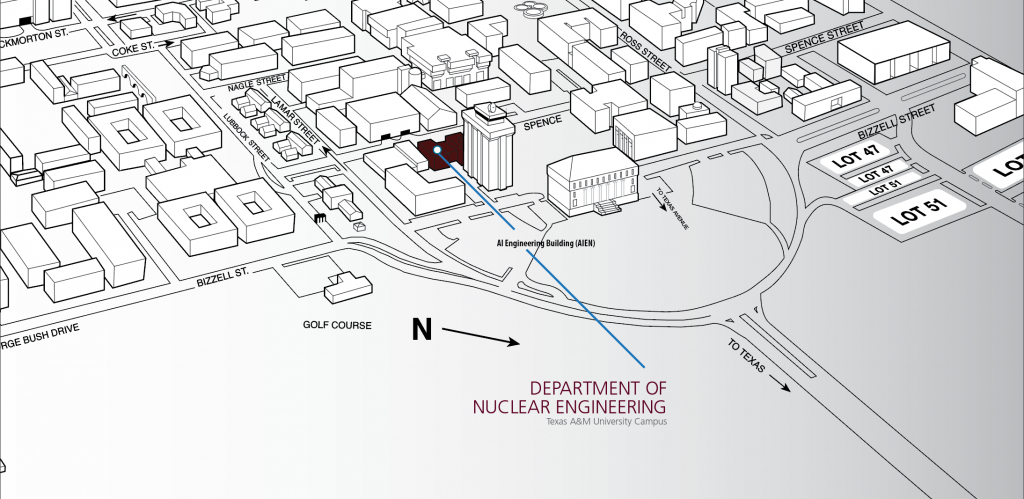 Maps &amp;amp; Directions | Texas A&amp;amp;m University Engineering - Texas A&amp;amp;amp;m Location Map