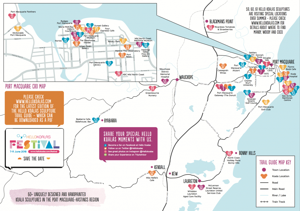 Maps – Hello Koalas - Printable Street Map Of Port Macquarie