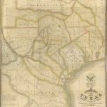 Maps: Map Of Texas With Parts Of The Adjoining States| A Continent   Stephen F Austin Map Of Texas