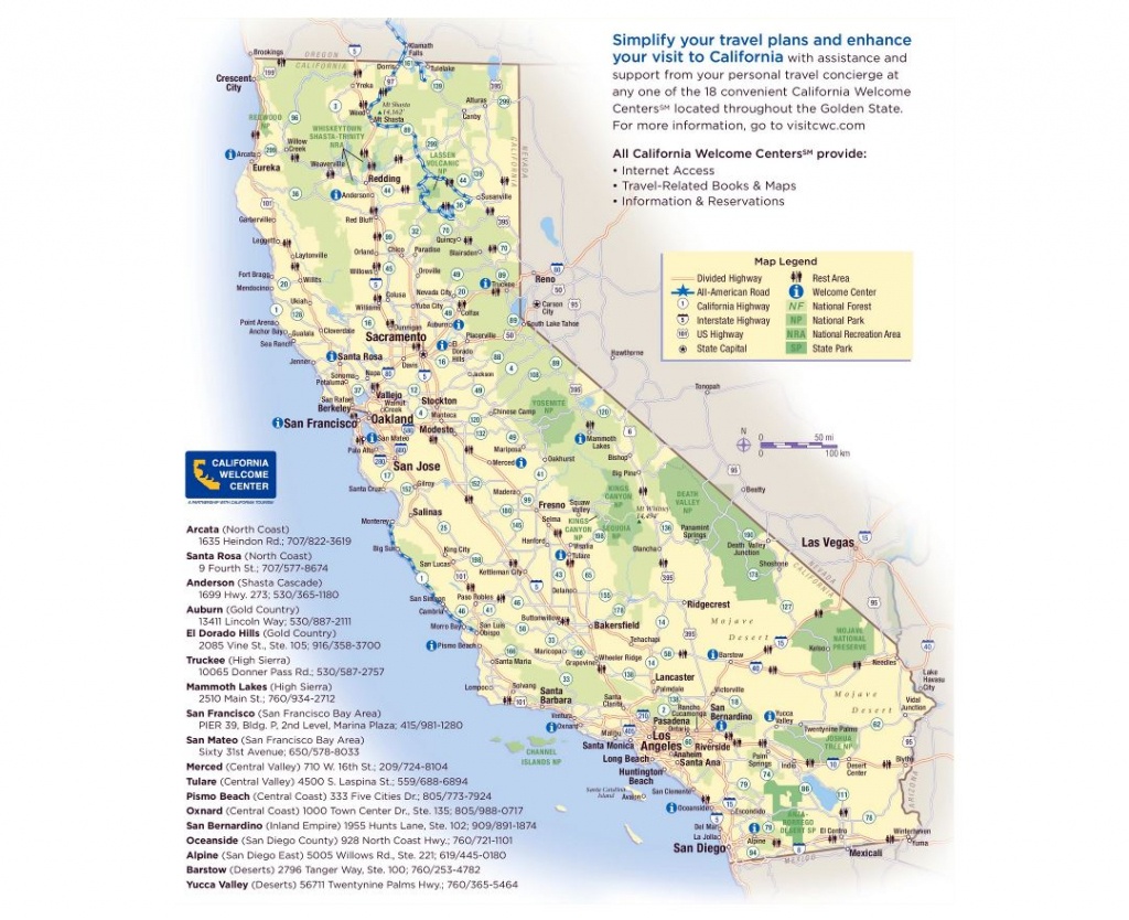 Maps Of California | Collection Of Maps Of California State | Usa - National Parks In Southern California Map