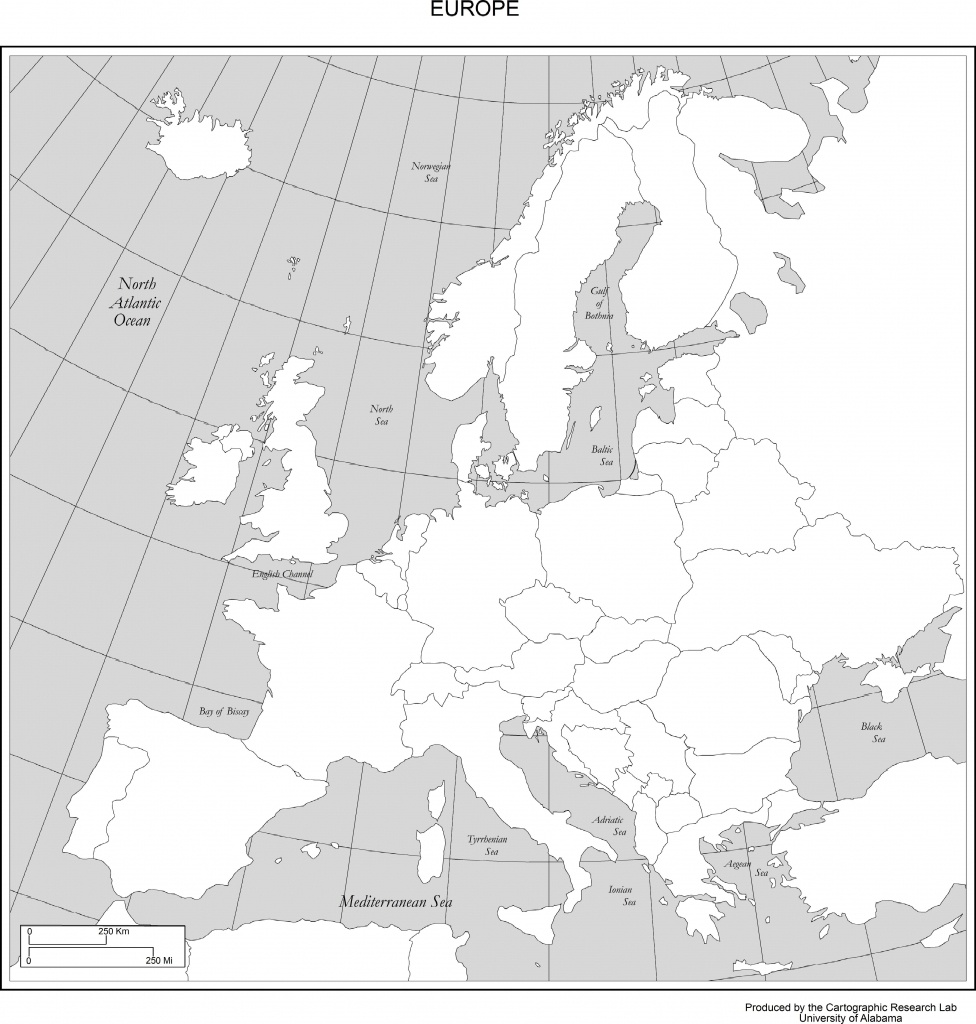 Maps Of Europe - Printable Blank Map Of European Countries