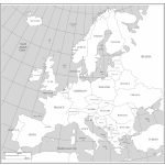 Maps Of Europe   Printable Map Of Europe With Countries