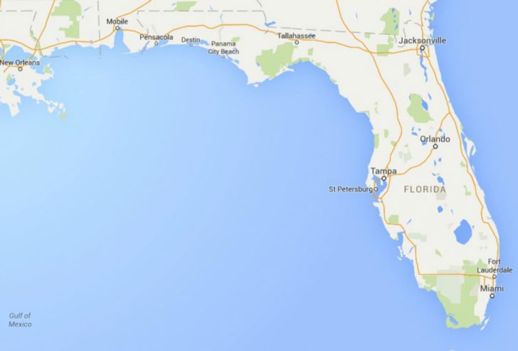 Map Of Florida Coastal Cities