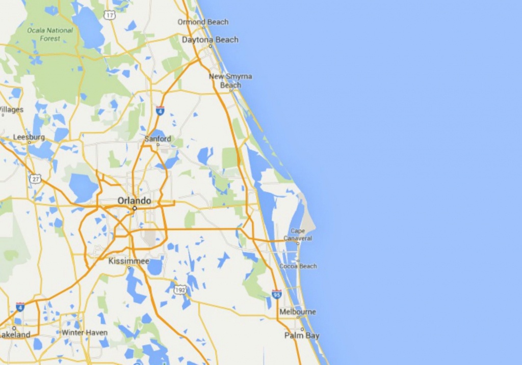Maps Of Florida: Orlando, Tampa, Miami, Keys, And More - Map Of Florida Near Orlando