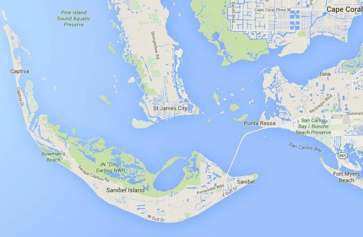 Sanibel Florida Map