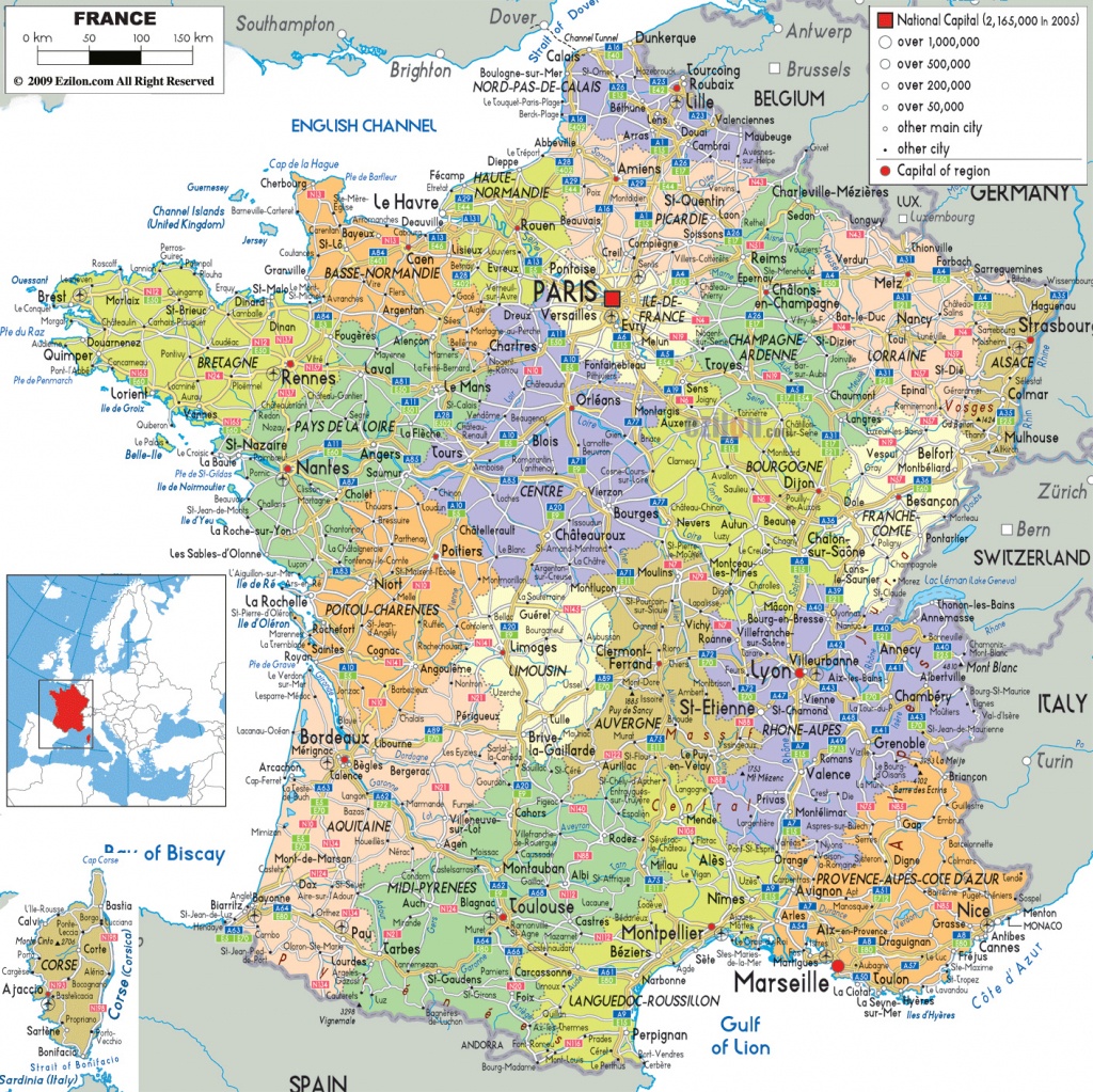 Maps Of France | Detailed Map Of France In English | Tourist Map Of - Printable Map Of France Regions