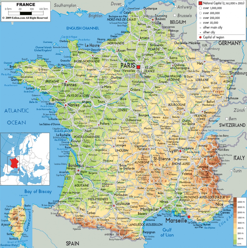 Maps Of France | Detailed Map Of France In English | Tourist Map Of - Printable Road Map Of France