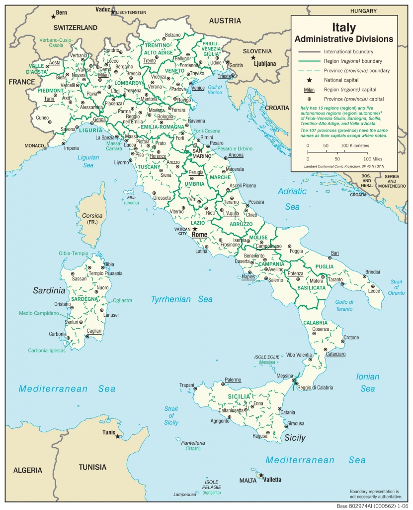 Maps Of Italy | Detailed Map Of Italy In English | Tourist Map Of - Free Printable Map Of Italy