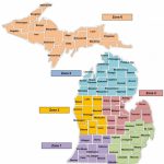 Maps To Print And Play With   Michigan County Maps Printable