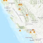 Maps: Wildfire Burn Areas Threatenedstorms In California   Nbc   California Fires Update Map