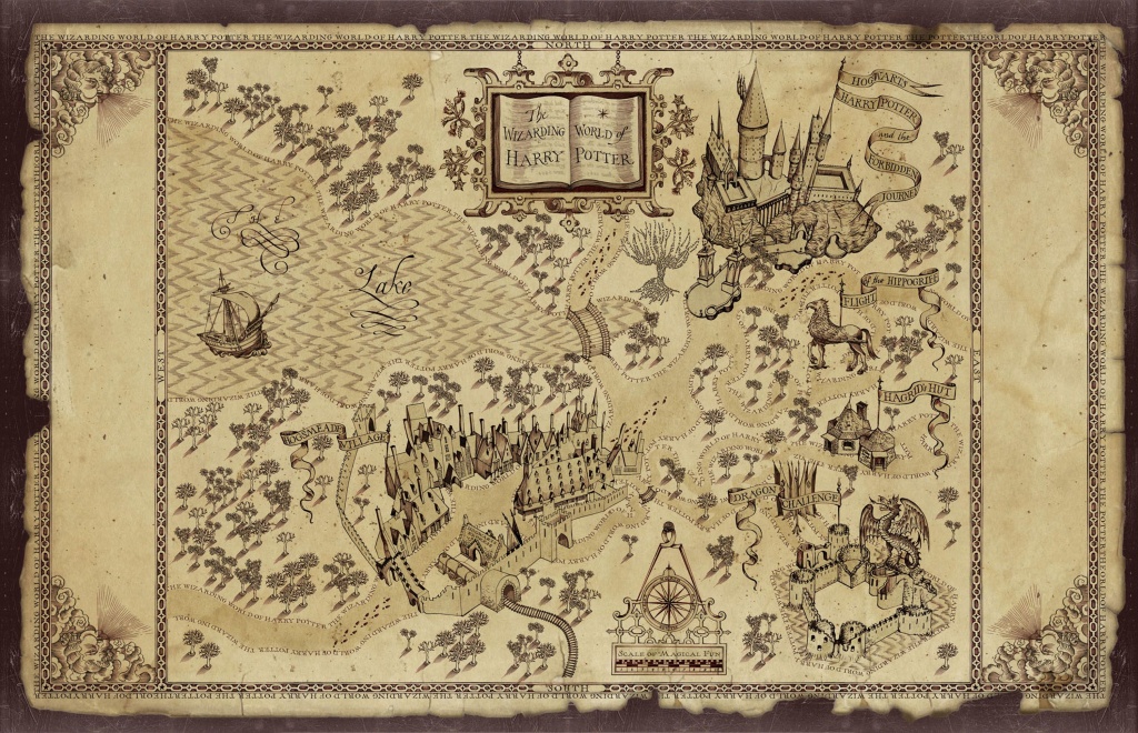 Marauders Map Printable Marauder S Full Size Replica 8 Steps With The
