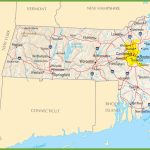 Massachusetts Highway Map   Printable Map Of Massachusetts
