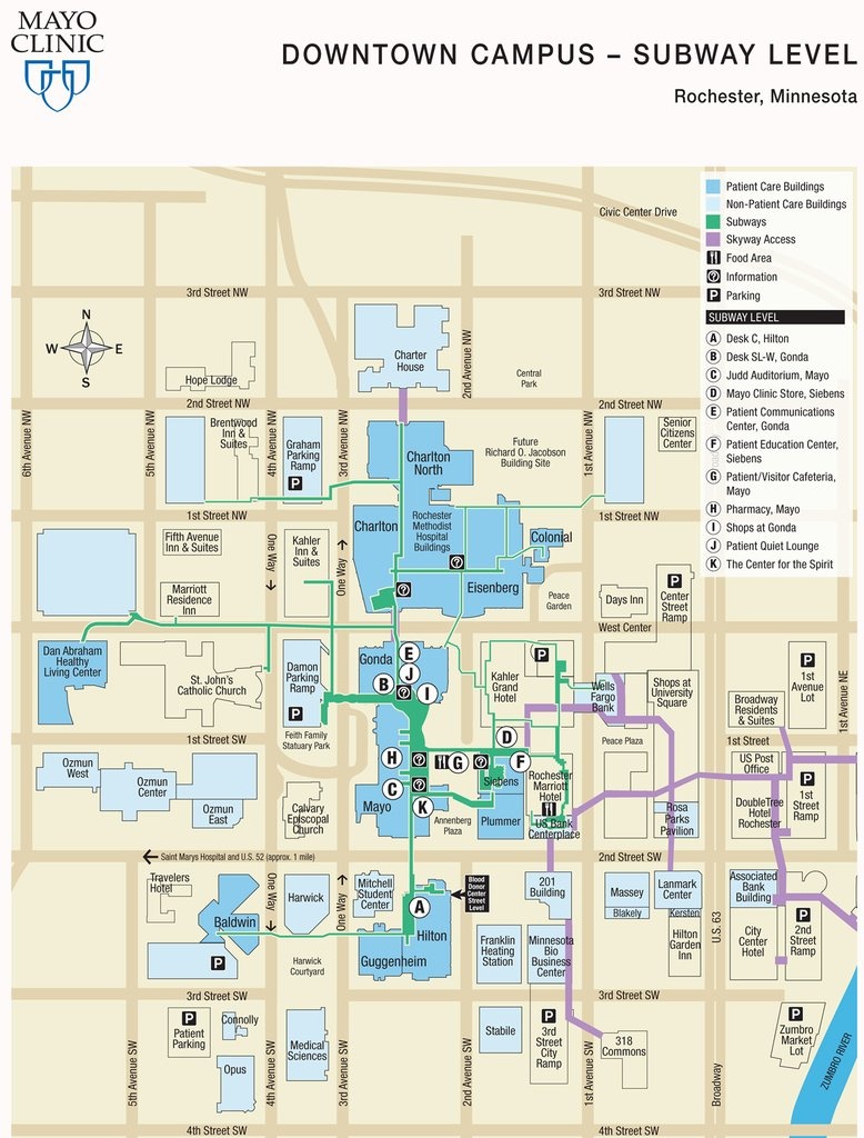 Mayo Campus Map – Bestinthesw - Mayo Clinic Florida Map