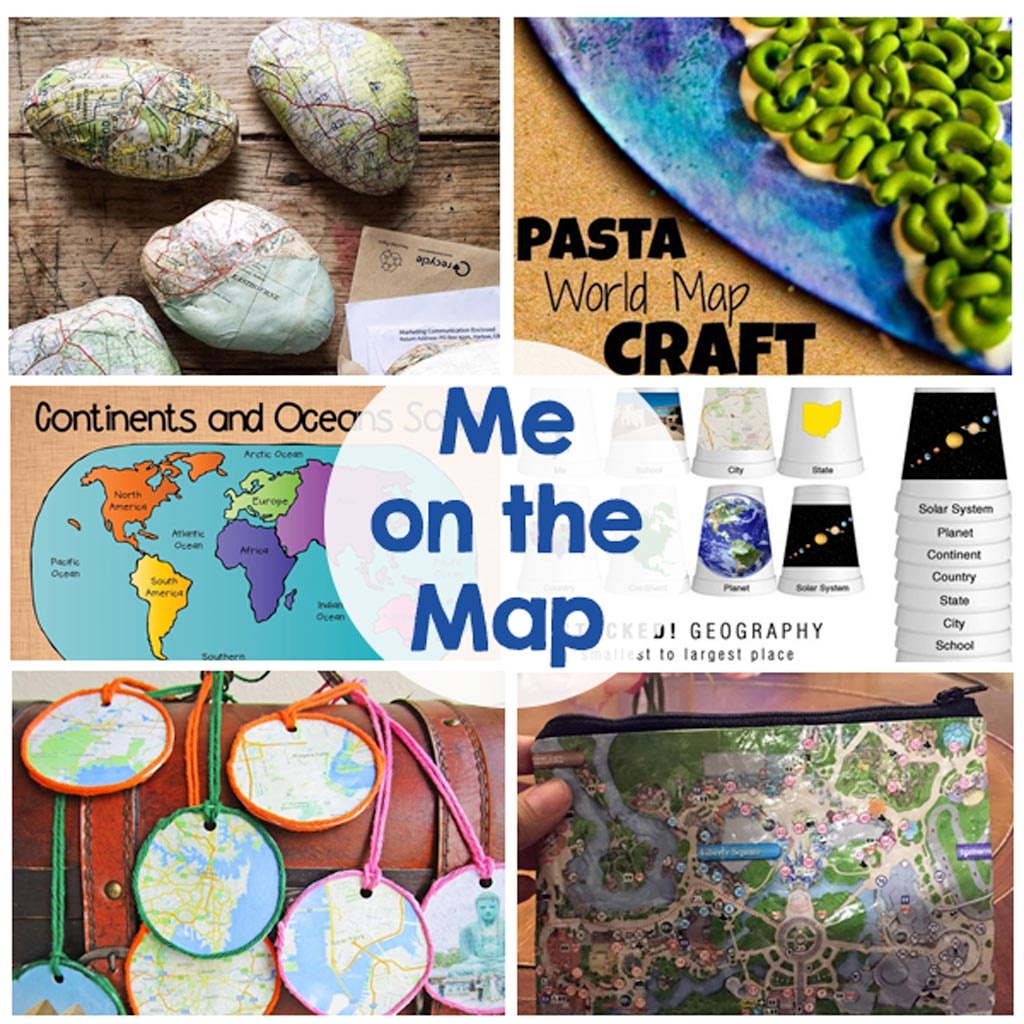 Me On The Map - The Crafting Chicks - Me On The Map Printables