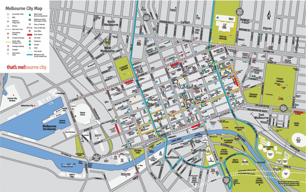 Melbourne Cbd Map - Brisbane Cbd Map Printable