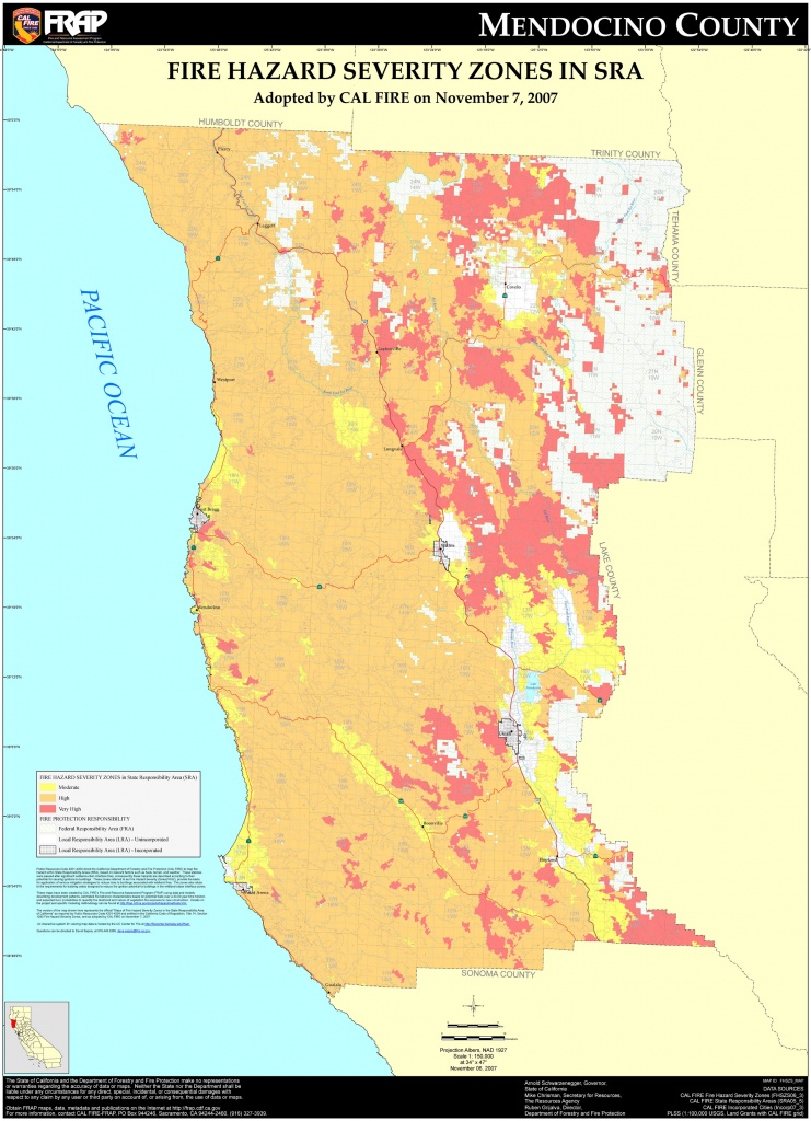Mendocino County Maps And Travel Information | Download Free - Mendocino County California Map
