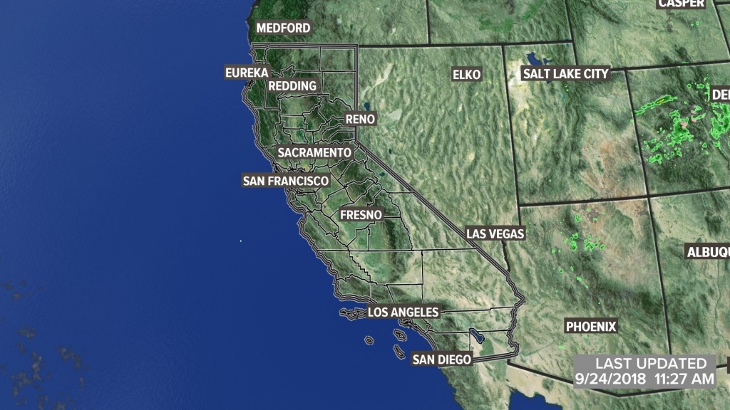 Metro Interactive Radar | Sacramento, Ca | Abc10 With Regard To - Northern California Radar Map