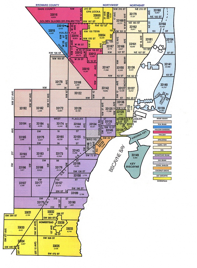 Miami Dade County Zip Code Map The 305 Zip Code Map M 6864