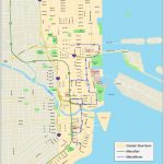Miami Downtown Map   Map Of Miami Florida And Surrounding Areas