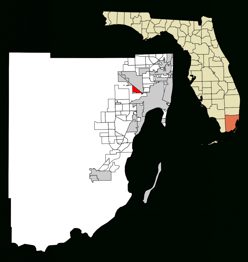 Miami Springs, Florida - Wikipedia - Coral Gables Florida Map