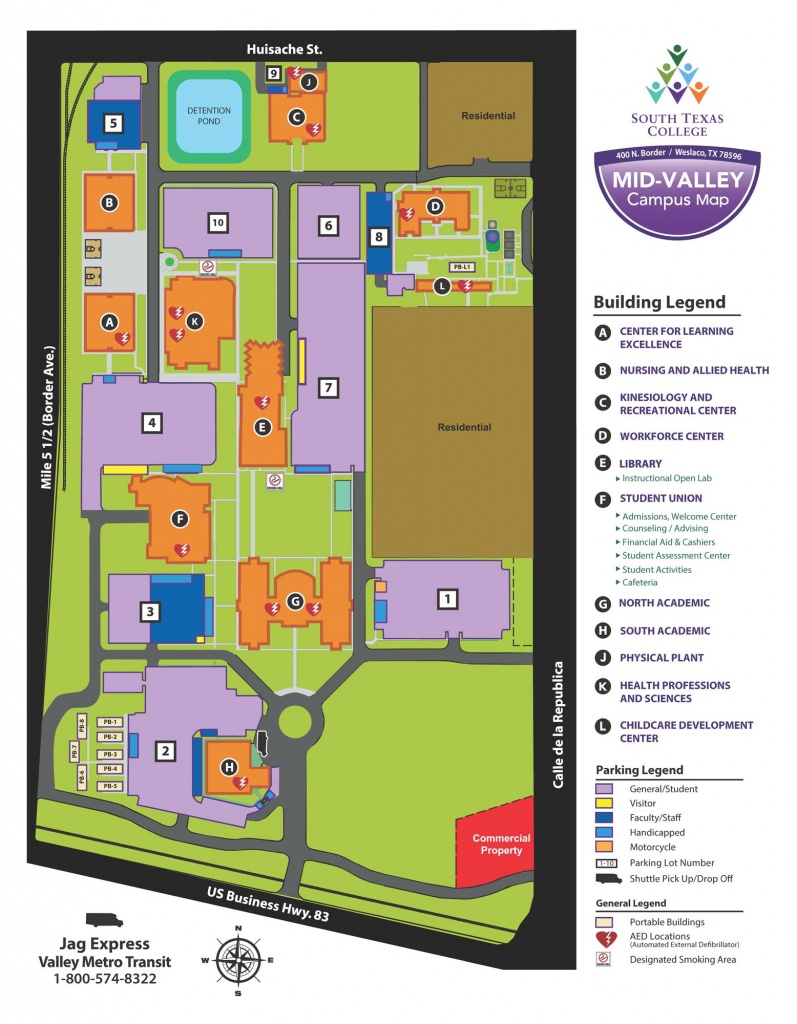 Mid-Valley Campus - Weslaco | South Texas College - South Texas College Mid Valley Campus Map