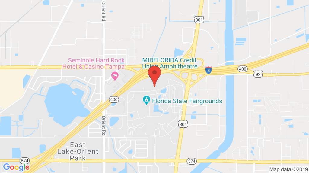Midflorida Credit Union Amphitheatre At The Florida State - Mid Florida Amphitheater Parking Map