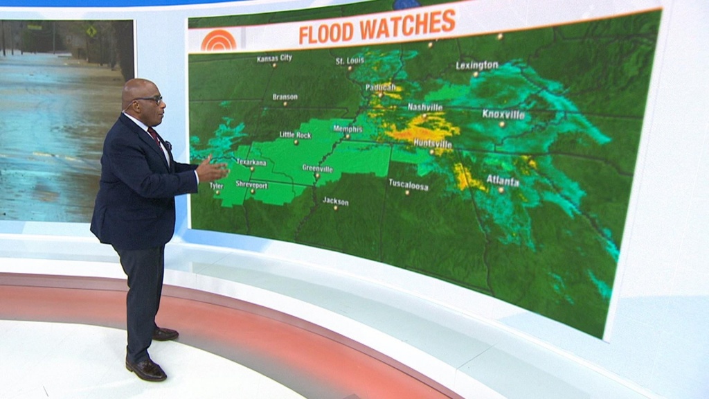 Millions Are Under Flash Flood Warnings Across Midwest - Nbc News - Venice Florida Flood Map