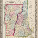 Mitchell Vermont And New Hampshire 1863   Philadelphia Print Shop   Printable Map Of Vermont
