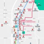 Monorail, Tram & Strip Map | Las Vegas Maps | Vegasjourney   Printable Las Vegas Strip Map 2017