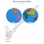 Montessori World Map   Worksheet   Esl Worksheetmillie9   Montessori World Map Printable